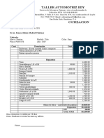 Reparación y pintura de Pontiac Vibe 2007 por $56,250 Lps