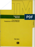 Fuel Injection Equipment Roos Master John Deere TM1064 Text