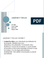 Arşimet Vidası