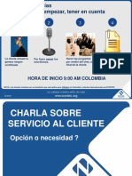 Charla Sobre Servicio Al Cliente