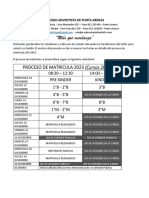 Comunicacion Matricula