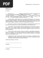 Modelo de Carta de Anuência Confrontante Imóvel Rural 
