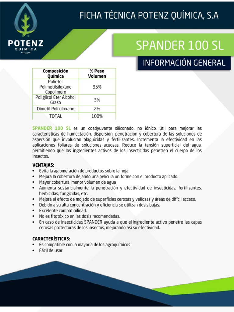 Spander 100 | PDF
