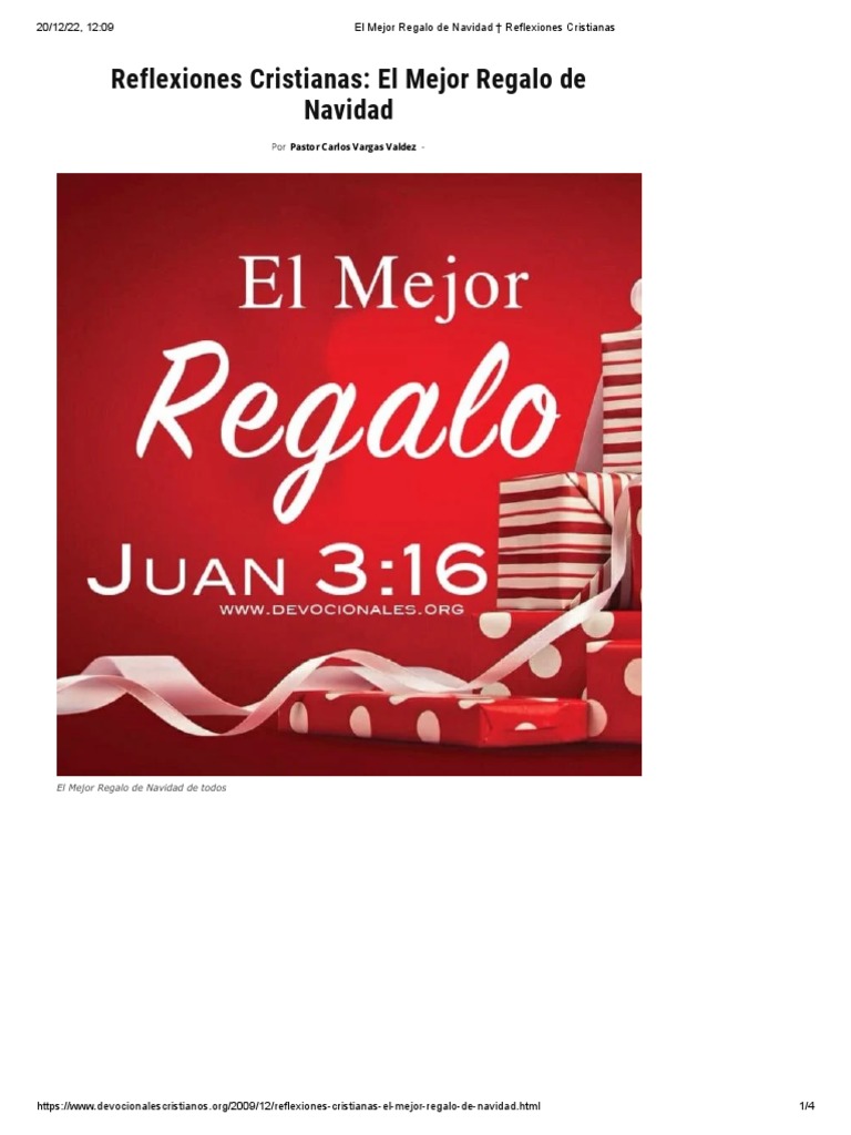 El Regalo de Dios en Navidad | PDF