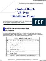 Bosch VE Type Injection Pump