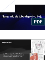 Sangrado de Tubo Digestivo Bajo