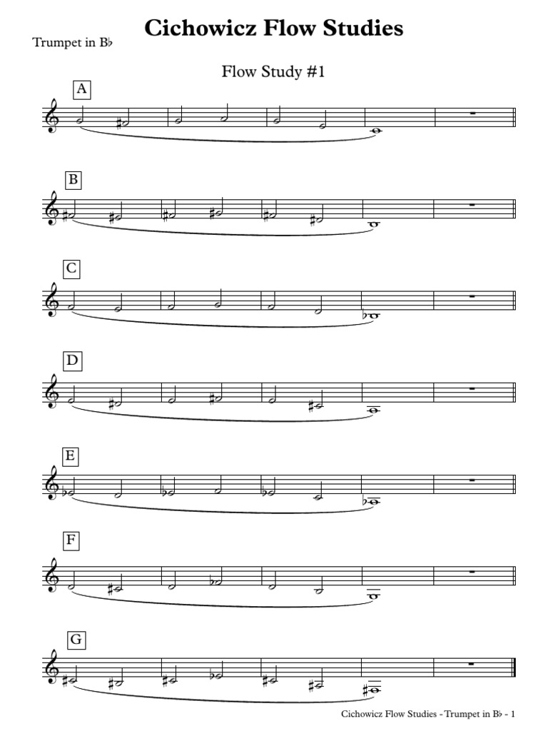 Cichowicz Flow Studies Trumpet PDF