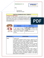 Exp de Apren (12) ¿Qué Ha Cambiado en El Tiempo