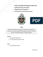 Sistemas de Informacion de La Gestion de Mantenimiento