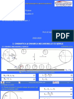 Specializarea: Autovehicule Rutiere Disciplina: Dinamica Autovehiculelor II An de Studii: IV AR An Universitar: 2022/2023, Sem. I