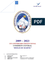 Proyecto de Aniversario 2023 Prof. Eduardo