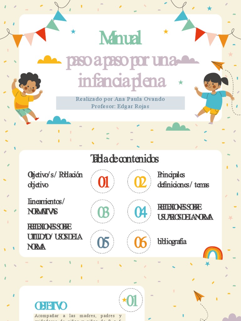Manual Paso A Paso Por Una Infancia Plena | PDF | Amamantamiento ...