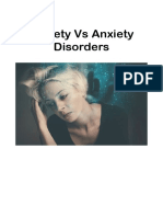Anxiety Vs Anxiety Disorders