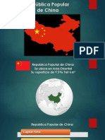 República Popular China: Datos clave país