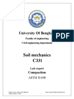 Soil Compaction Lab Report
