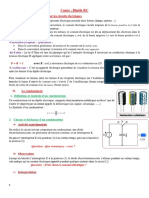 Cours - Dipôle RC, Version Élève