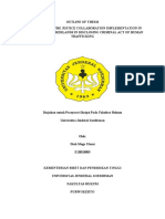 Perbandingan Penerapan Justice Collaborator Dalam Mengungkap Tindak Pidana Perdagangan Orang di Indonesia dan Belanda