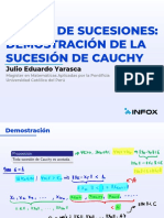 Límites de Sucesiones: Demostración de La Sucesión de Cauchy