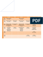 Horario 2o. Semestre