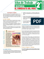 Organizacion Del Virreinato Del Peru para Segundo Grado de Secundaria