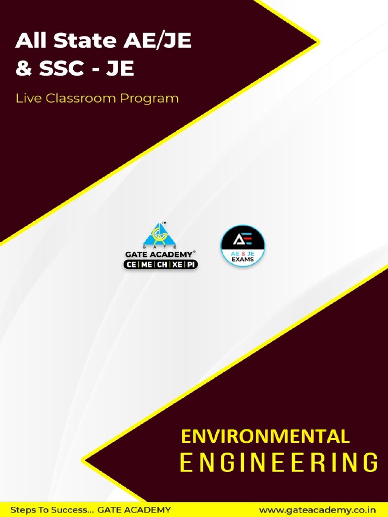 025bbc204bd9f-Environmental Engineering - SSC AE JE Combine PDF | PDF ...