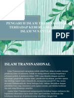 Pengaruh Islam Transnasional Terhadap Keberlangsungan Islam Nusantara