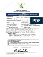 Requerimento de isenção de taxa de concurso público