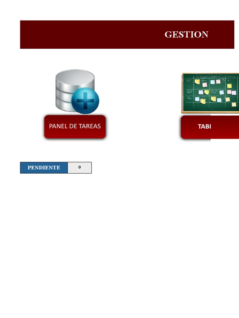 Plantilla Gestion de Tareas XLSM PDF