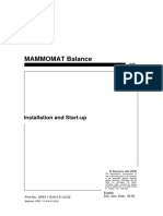 Siemens Mammomat Balance Installation and Start Up