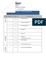 Cartel de Contenidos de Razonamiento Verbal Del III Bimestre