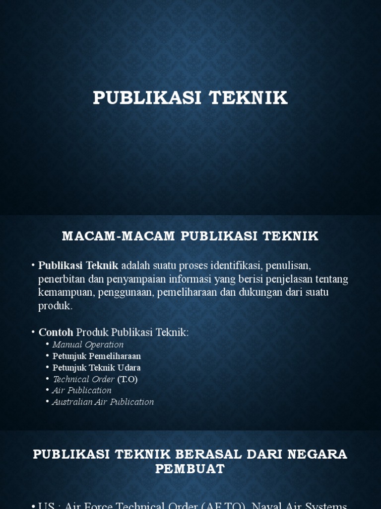 Jenis dan Kategori Technical Order | PDF