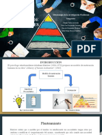 Los 5 niveles de necesidad de Maslow