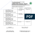 Jadwal Pelaksanaan Kegiatan Sosialisasi Dan Advokasi