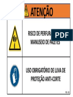 Uso de EPI - Luva Anti-Corte - Paletes