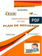 Plan de Refuerzo Academico 3ero. C