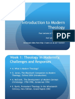What Is Modern Theology?