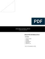 Boletín Informativo - 19 Septiembre 2008 - Derecho Procesal Civil