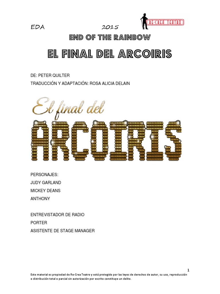 El Final Del Arcoiris Español SMlibreto | PDF | Amor | Propiedad