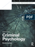 Criminal Psychology (David Canter) Routledge - English - 9780415714815 - 2017