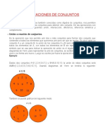 Operaciones de Conjuntos