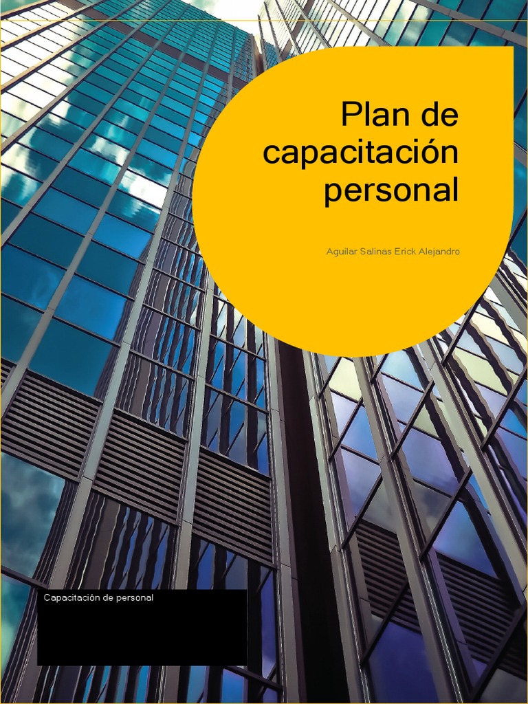 Plan de Capacitacion Personal | PDF | Análisis FODA | Creación de capacidad