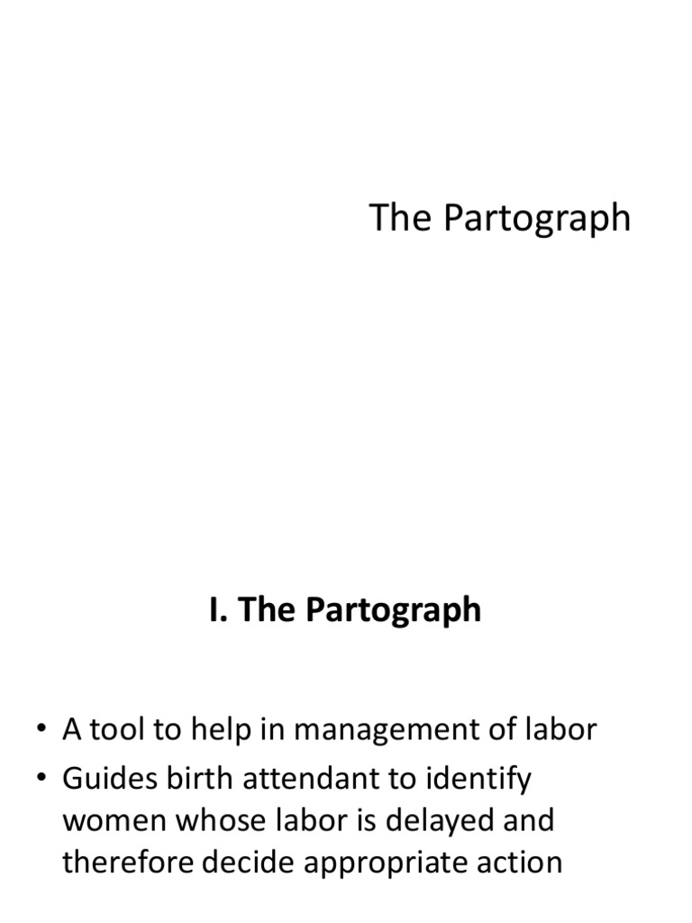 The Partograph | PDF | Childbirth | Medical Specialties