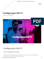 Configuração SAP FI Contabilidade Financeira