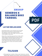 Generos X Balance Bike Tangsel