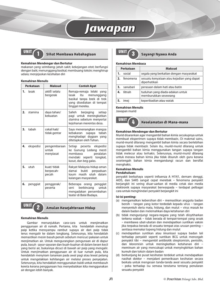 Unit1 36 | PDF | Kesehatan Holistik | Sains & Matematika