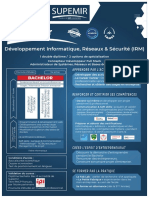 Plaquette Bachelor Filiére Informatique