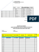 Form Reakpitulasi Peserta UAB DTA 2022