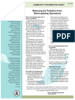 Electroplating Comm Info