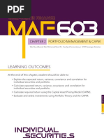 2 - MAF603 - Portfolio Management & CAPM