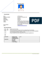 Curriculum Vitae Summary